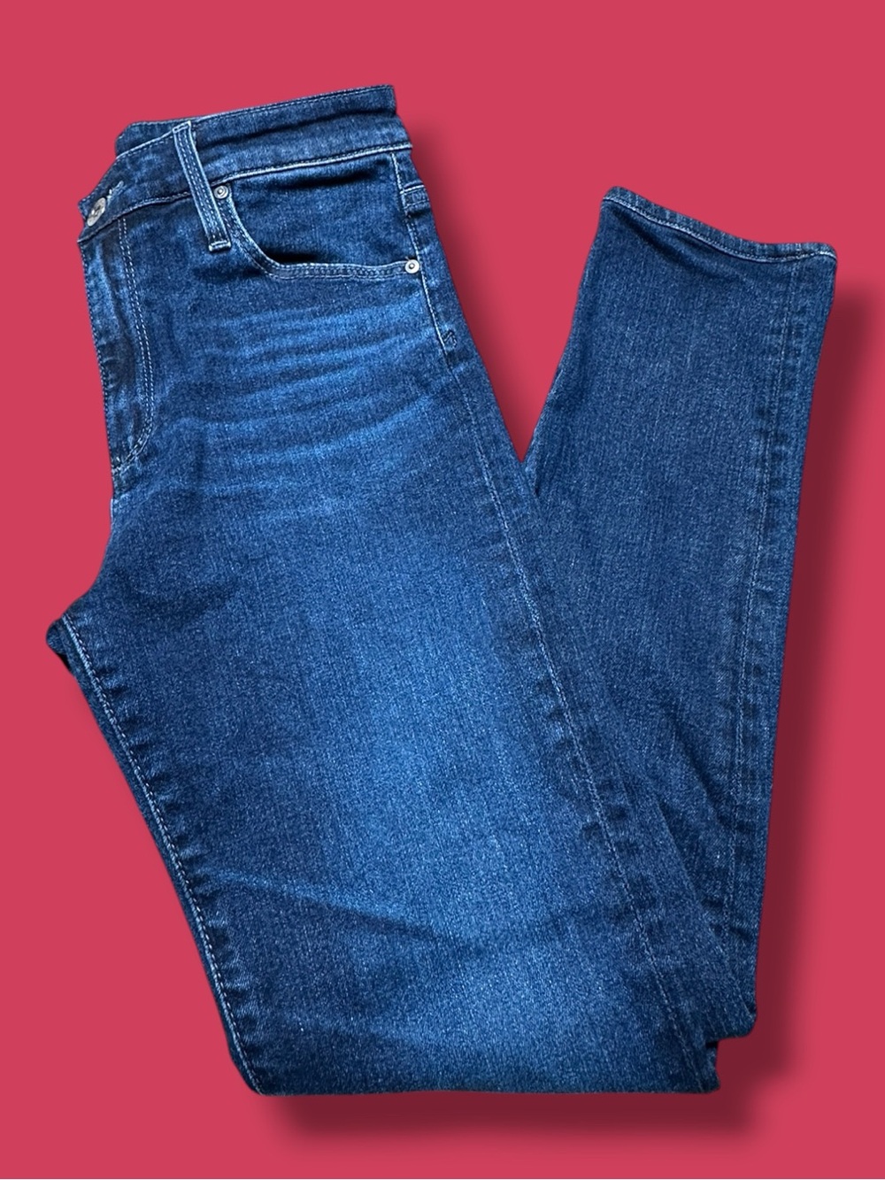 AG The Stevie High-Rise Skinny Ankle Jeans.👖 Size 26R (Run Large) - Picture 16 of 16